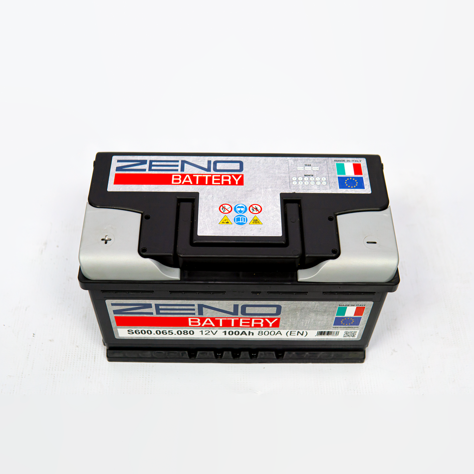 Bateria Automotiva ZENO – 12V 100Ah 800A (EN)