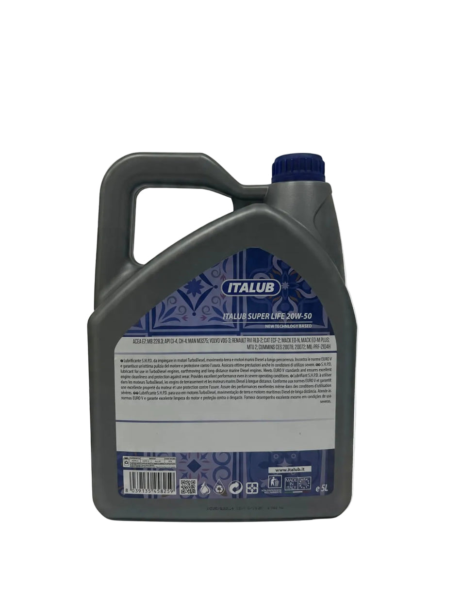 Lubrificante Italub Super Life 20W-50