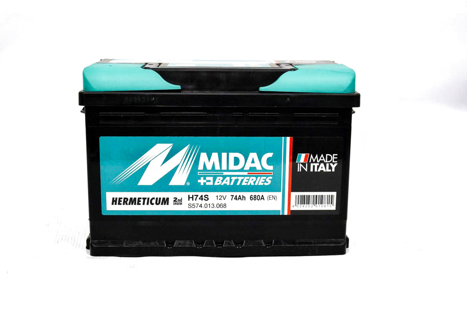 Bateria MIDAC HERMETICUM H74S – 12V 74Ah 680A