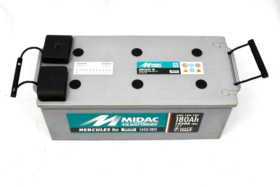 Bateria MIDAC HERCULES SHD180 – 12V 180Ah 1050A