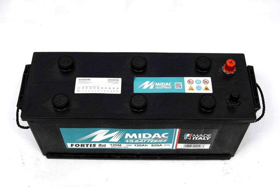 Bateria MIDAC FORTIS 120M – 120Ah 820A