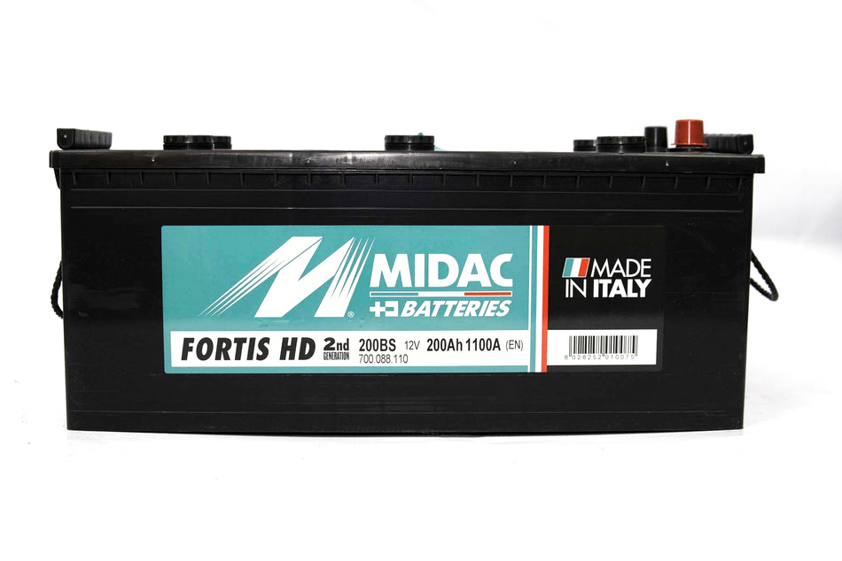 Bateria MIDAC FORTIS HD 200BS – 200Ah 1100A