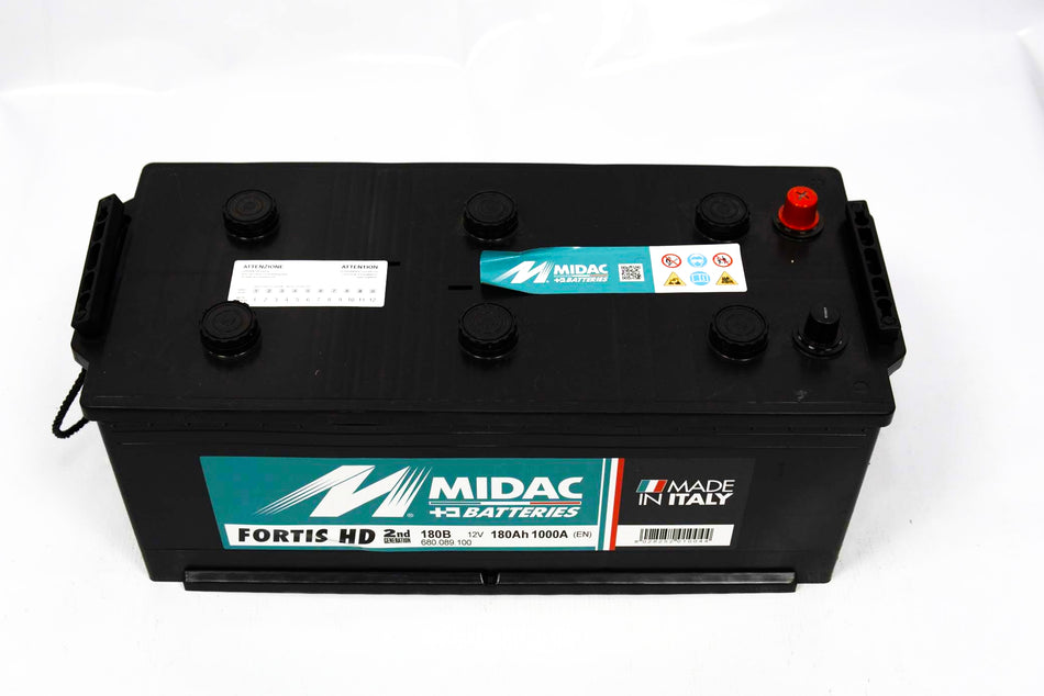 Bateria MIDAC FORTIS HD 180B – 180Ah 1000A