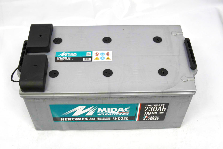 Bateria MIDAC HERCULES SHD230 – 230Ah 1250A