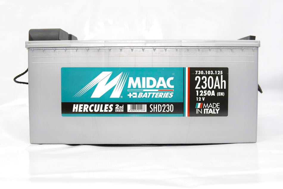 Bateria MIDAC HERCULES SHD230 – 230Ah 1250A