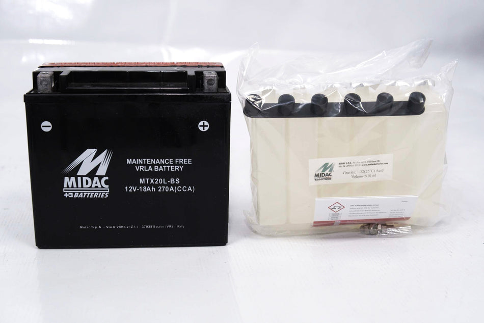 Bateria MIDAC POWER MB9L-B – 12V 9Ah (Motos)