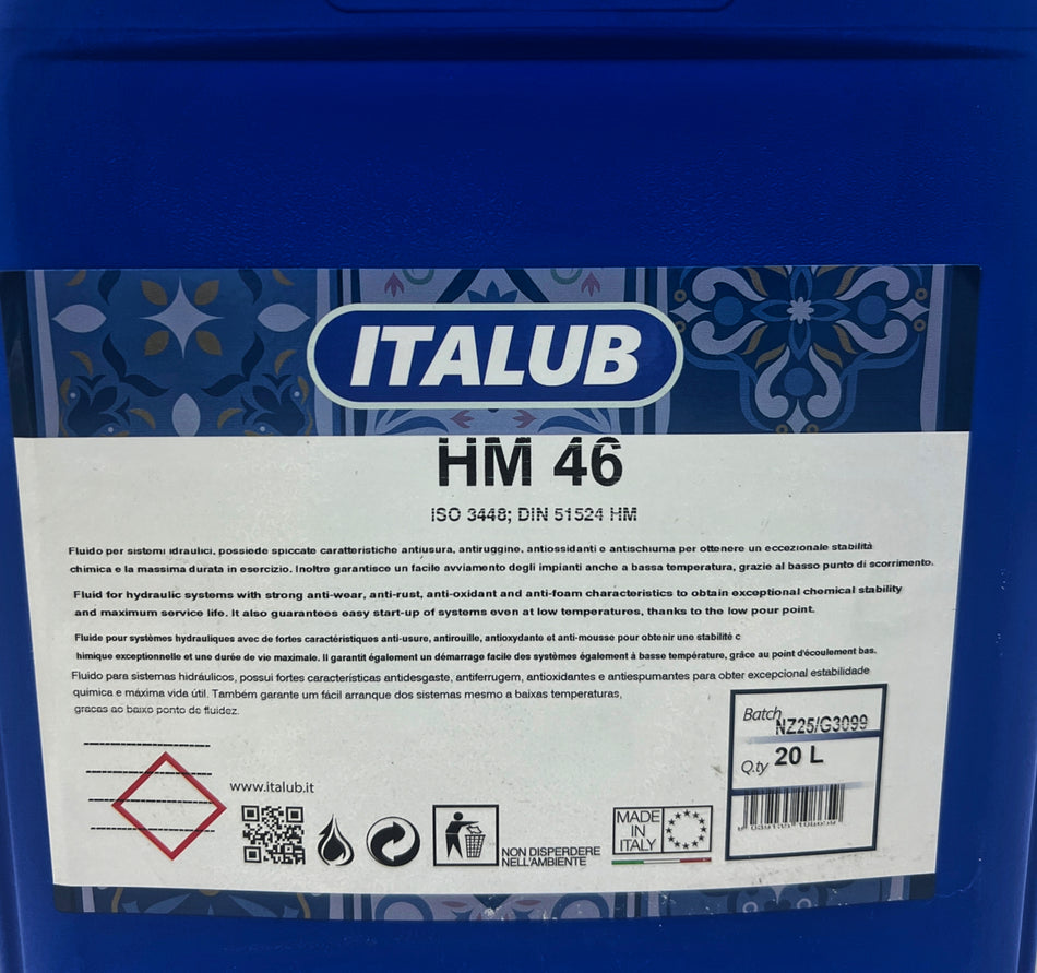 Fluido hidráulico Italub HM 46